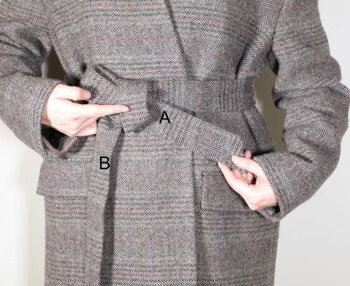 大衣腰带显瘦,大衣腰带的7种系法简单