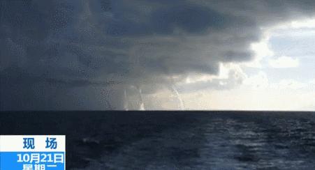 海陵岛龙吸水现象,海陵岛惊现龙吸水奇观