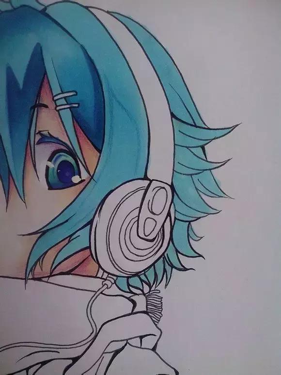 超详细马克笔教程,教你一步一步用马克笔手绘二次元教程!