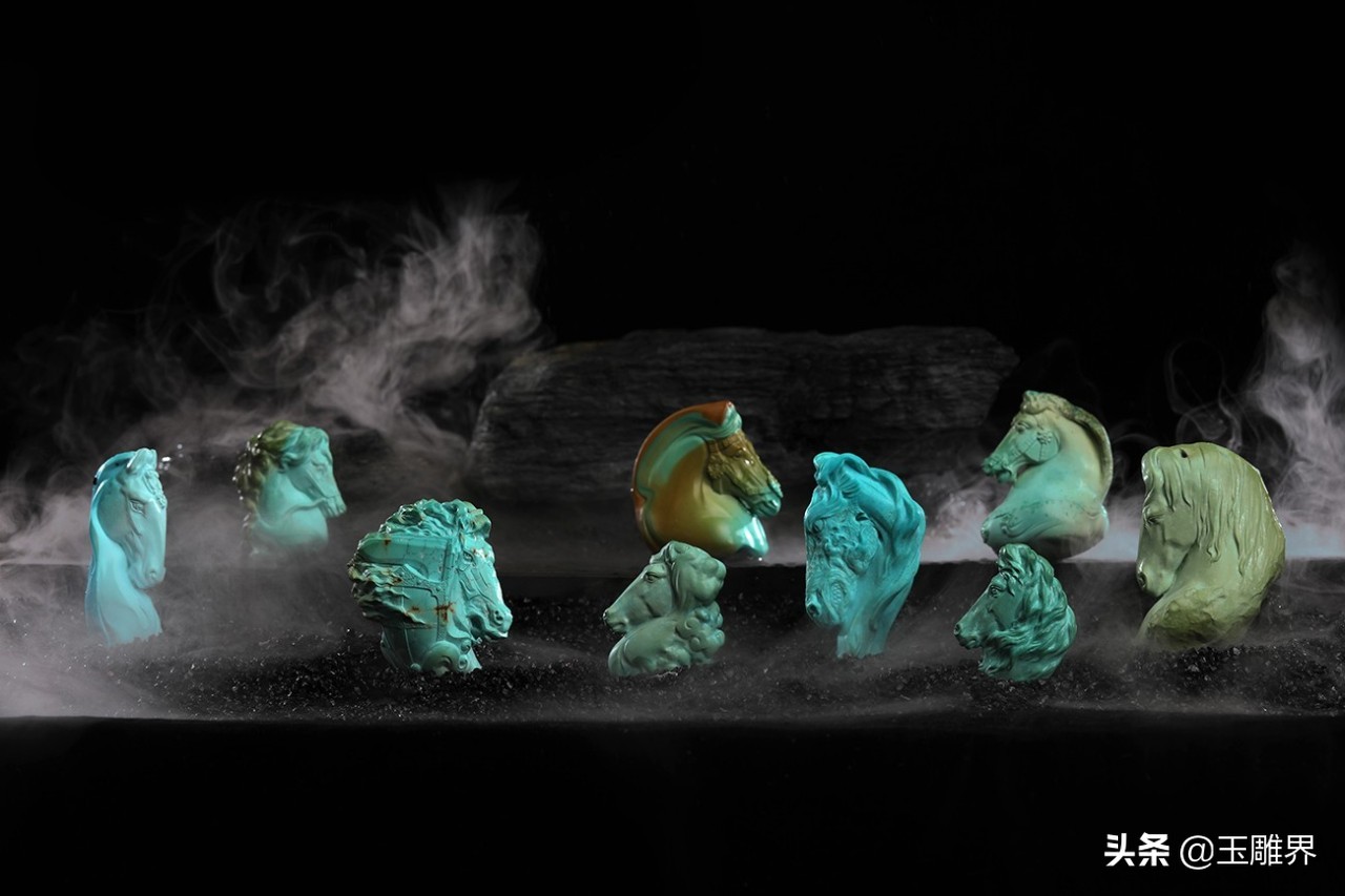 玉雕马步骤,玉雕各种马