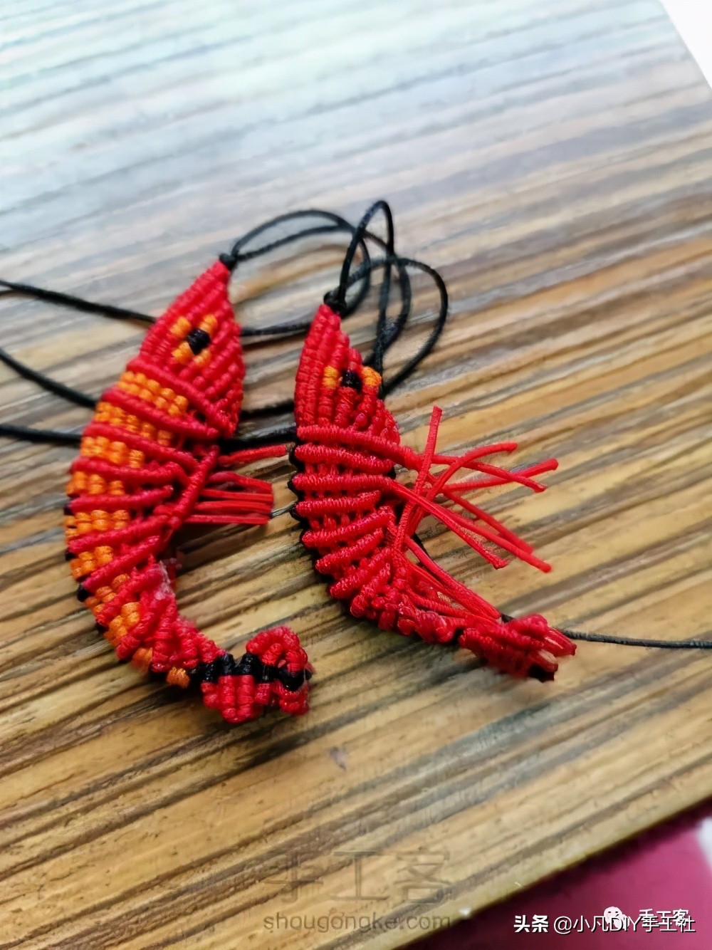 虾米编绳教程,编渔网绳开头慢动作教程