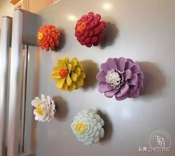 松塔创意手工实用又好看,松塔创意手工动物