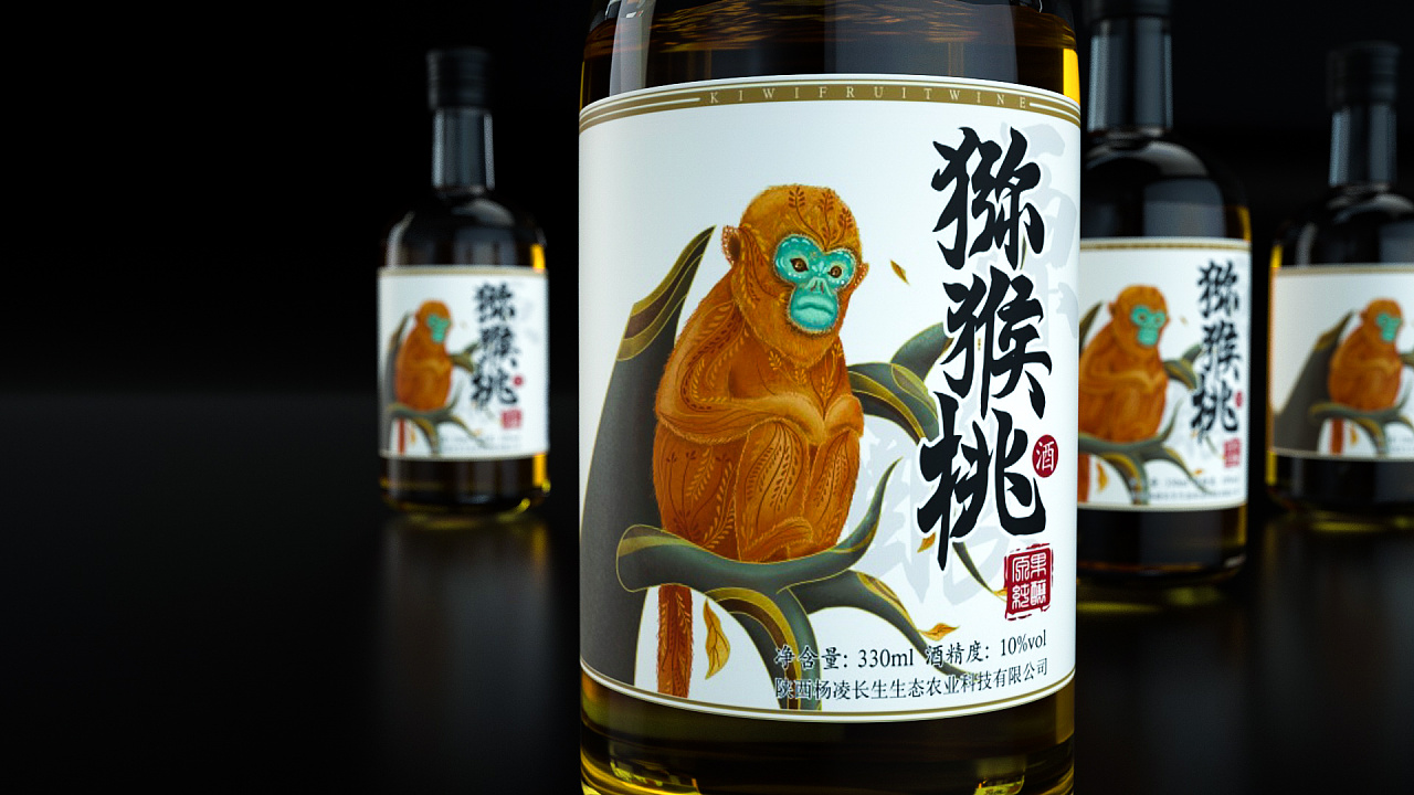 猪年酒包装设计,高端酒包装设计欣赏图解