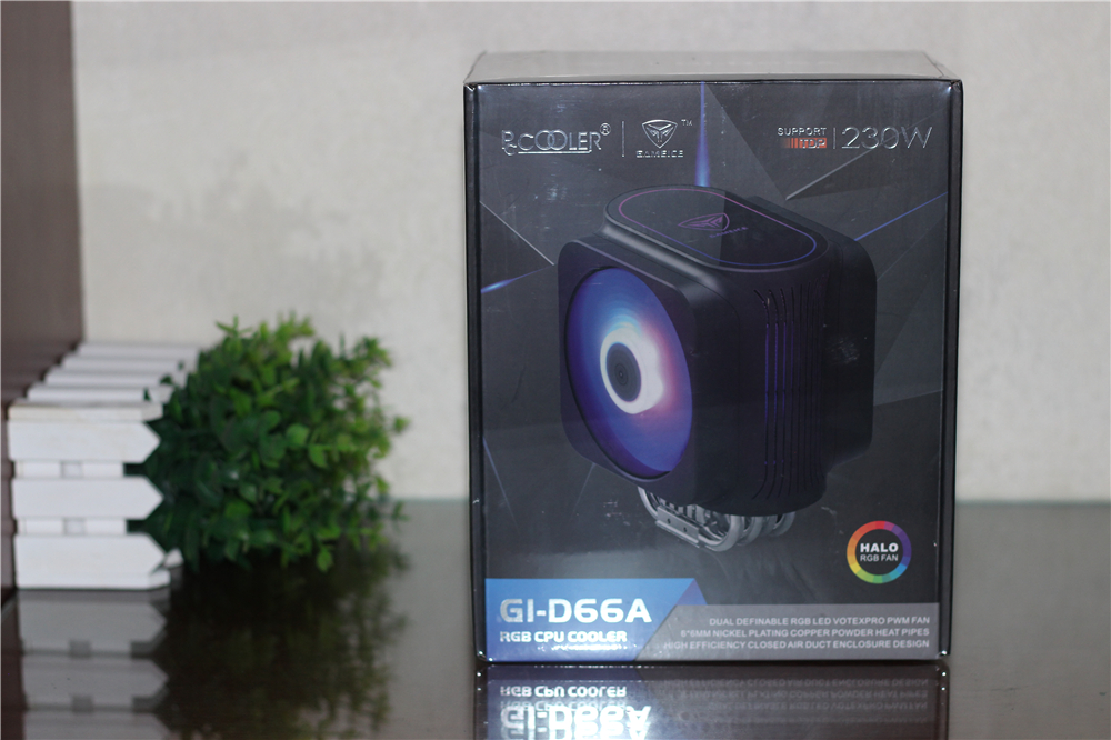 超频三东海gi-d66a,超频三gi-d66argb风冷散热器