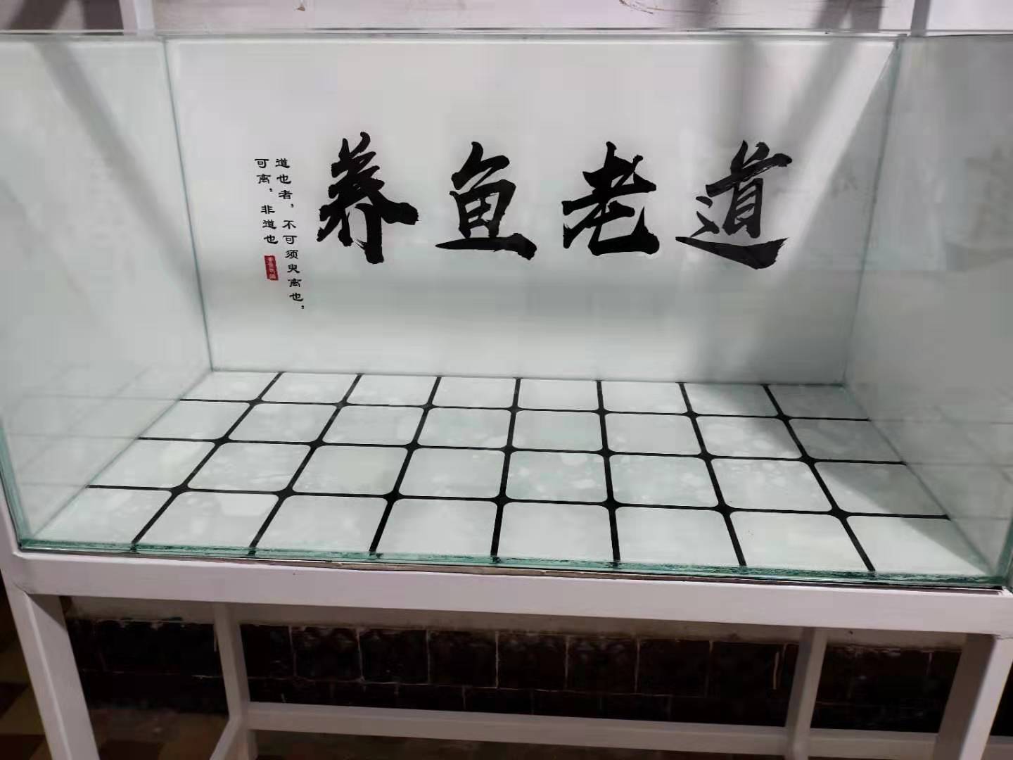 鱼缸背景纸各种贴法比较,鱼缸背景纸是贴在鱼缸里还是外面