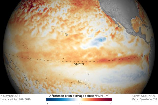 全球气候变暖温室效应加剧的例子,全球变暖导致超强厄尔尼诺