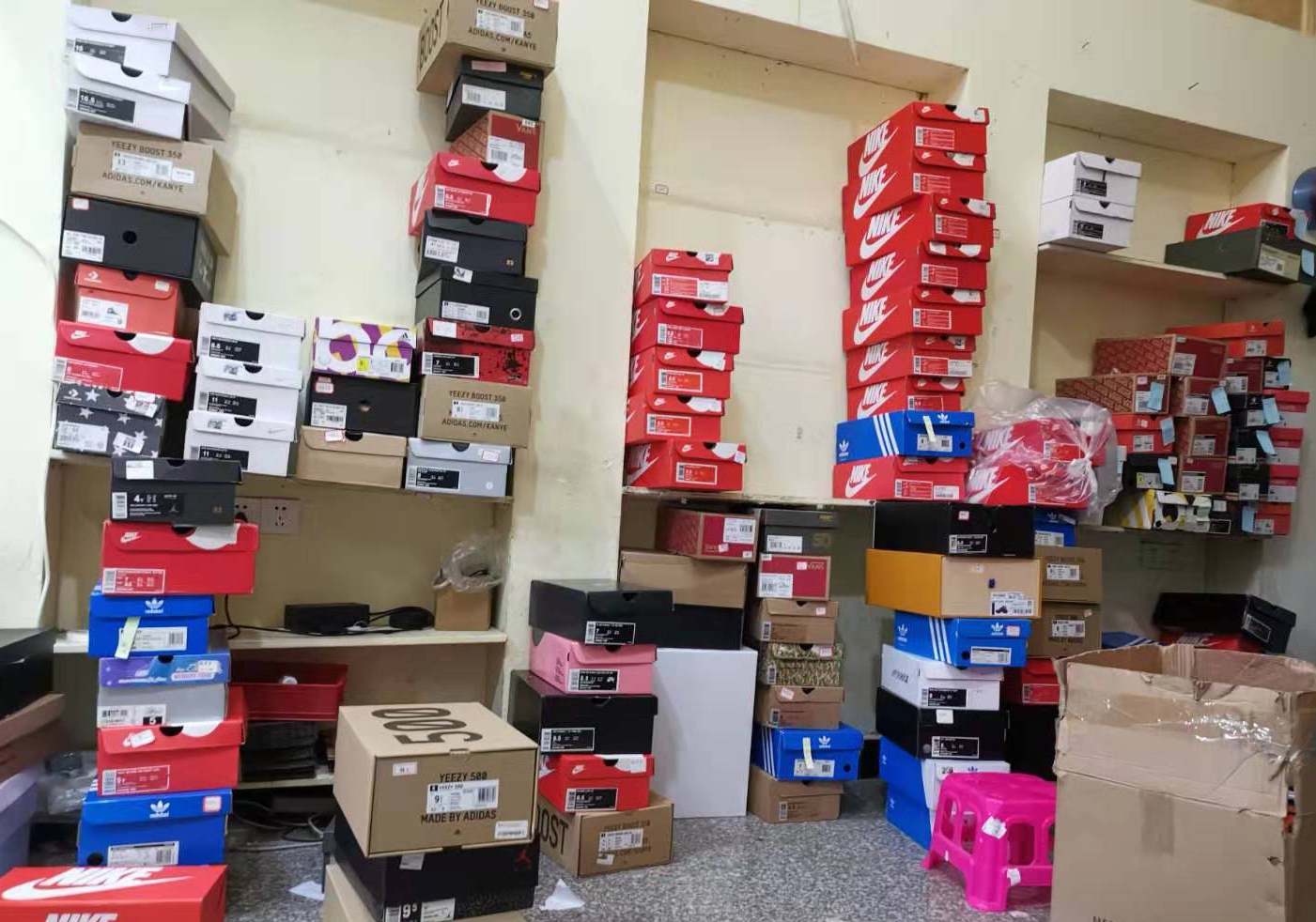 假鞋之都图片大全,假鞋之都莆田制造