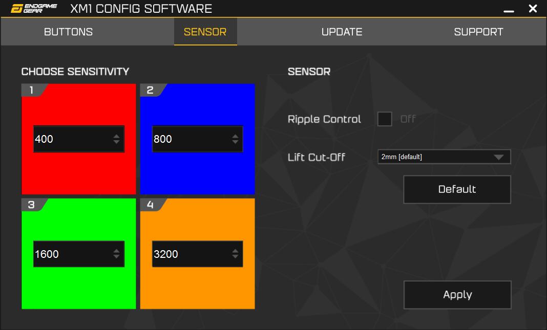endgamexm1和罗技gpw,战神鼠标dpi评测