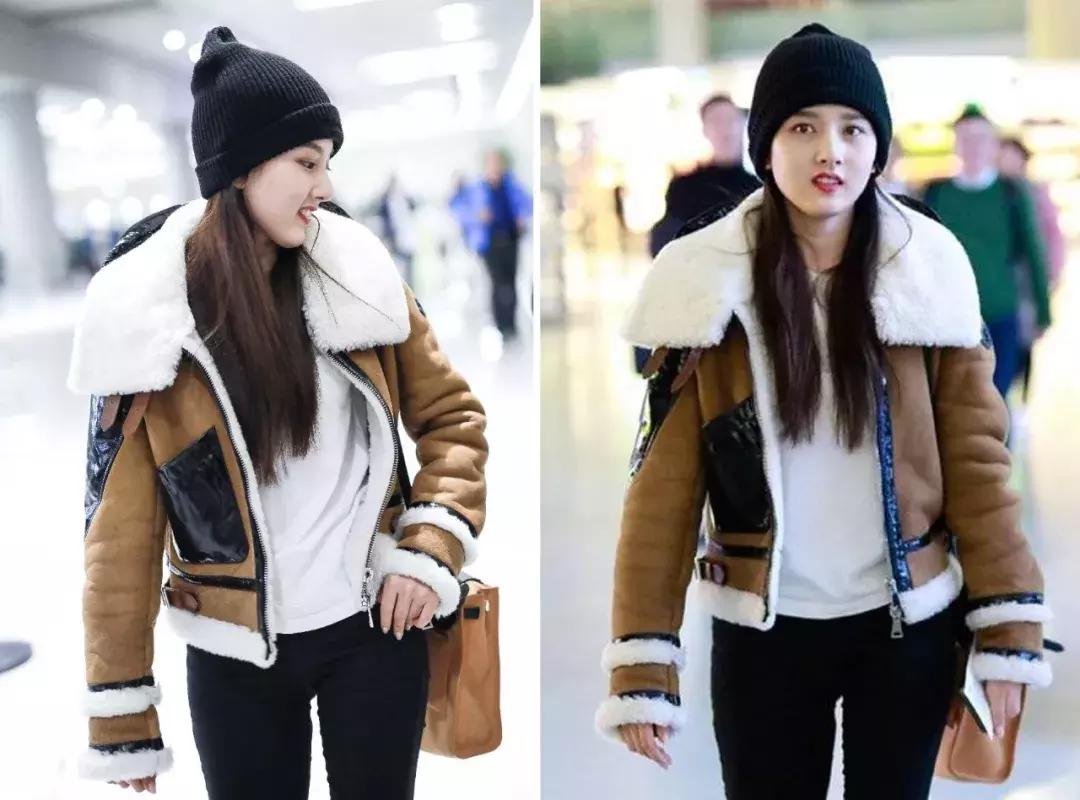 刘雯50个瞬间告诉你,刘雯冬天穿的羽绒服