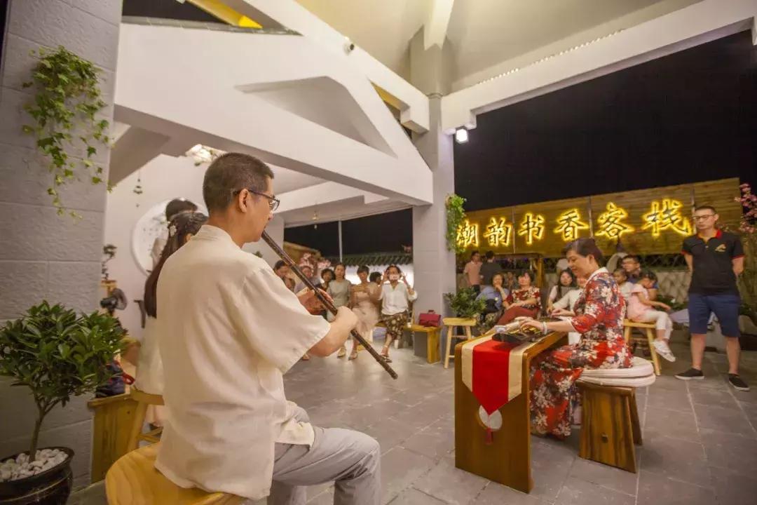 潮韵客栈,潮州古城民宿复古风格