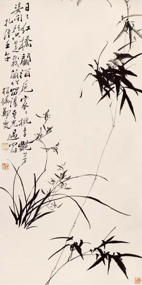 郑板桥听竹图高清大图,郑板桥竹子画欣赏三百字