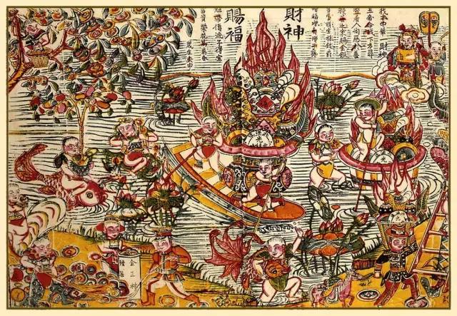 古画里除夕的传说与习俗，好看