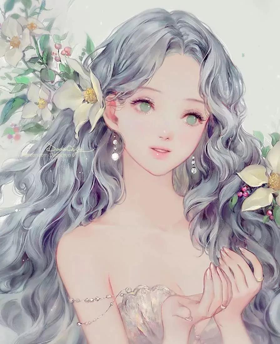 浓重的日式古风插画可爱又迷人,超有故事感的古风中国风插画