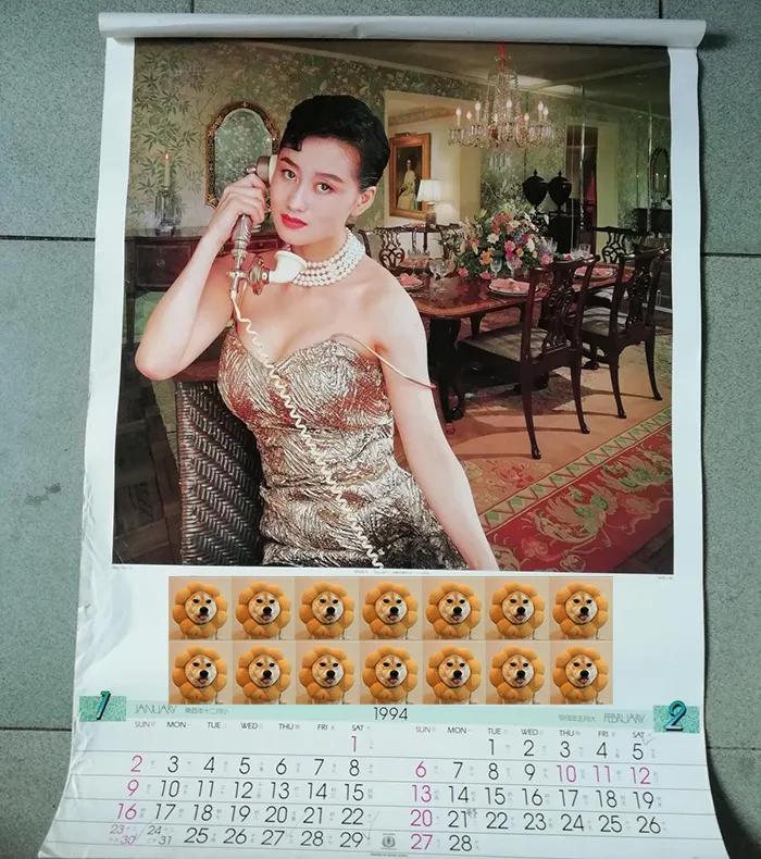八九十年代的女明星挂历,复古又雷人,都是青春的记忆,好怀念啊