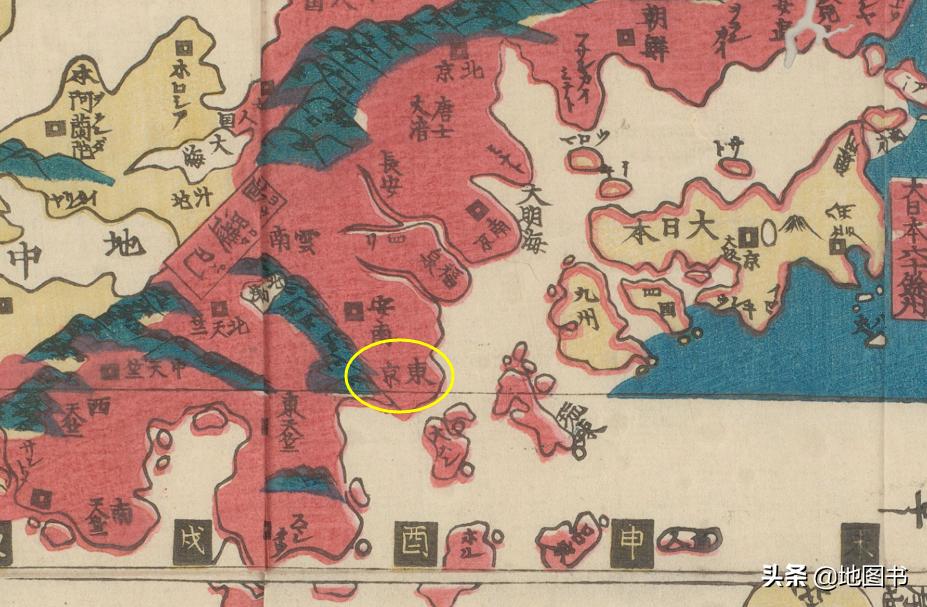 东京不在日本？日本古地图中暗藏密码，中国人却能一眼明白