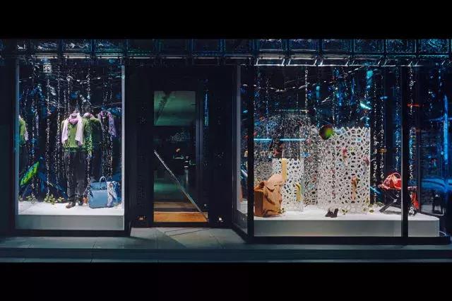 2016年成都爱马仕橱窗,爱马仕东京银座橱窗设计