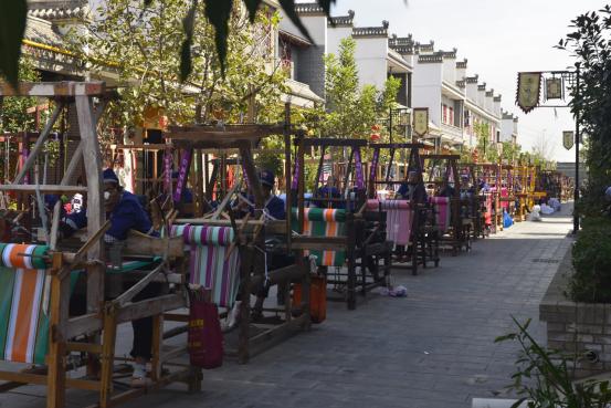 陕西手工织布的历史渊源,陕西武功县苏绘手工织布