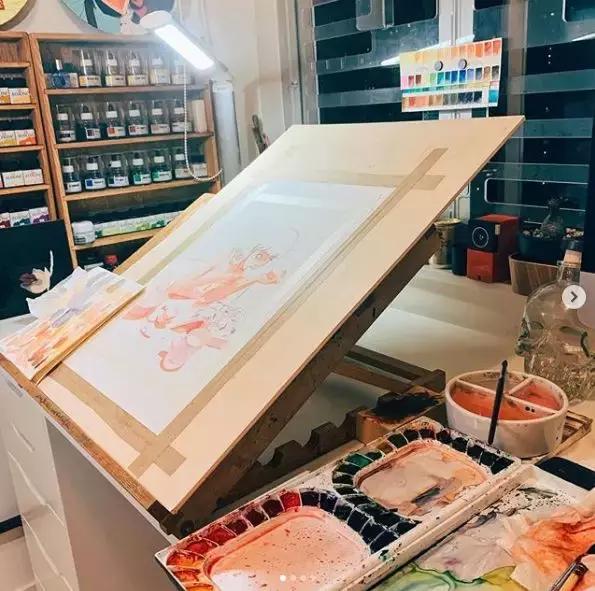 不务正业、跳钢管舞的她靠画羞羞画撩到46万粉丝,画作撩性格酷