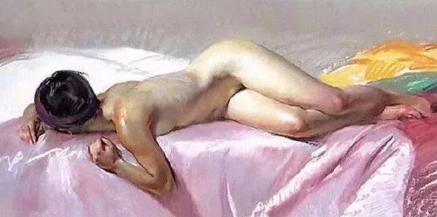 人体美学:粉彩之美,西班牙艺术家桑塔曼斯的绘画作品