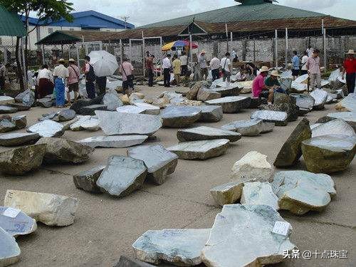 缅甸赌石翡翠原石场口,常见翡翠赌石与场口组图