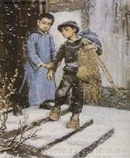 鲁迅玩伴闰土:57岁病逝后,留下5子,如今后代完成华丽转变