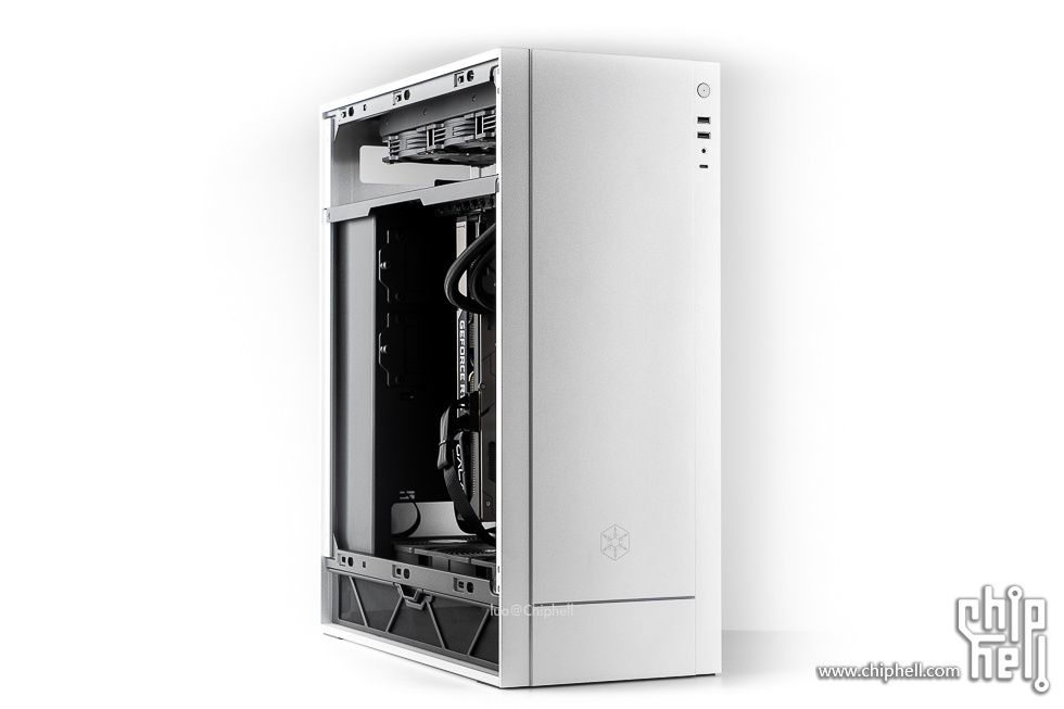 银欣altag1m机箱温度,银欣h1垂直风道机箱