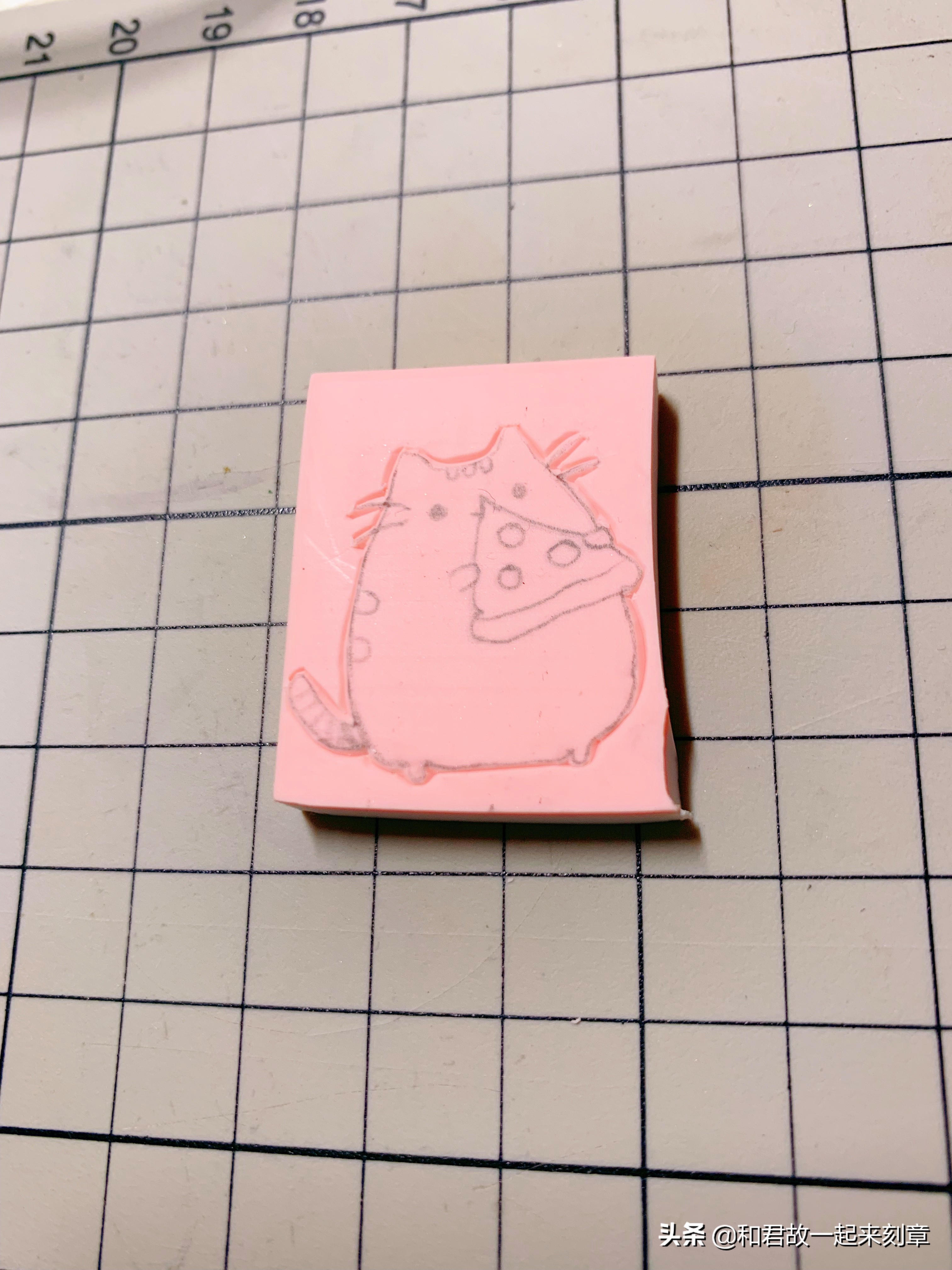 手工橡皮章雕刻留白方法,手工制作橡皮章