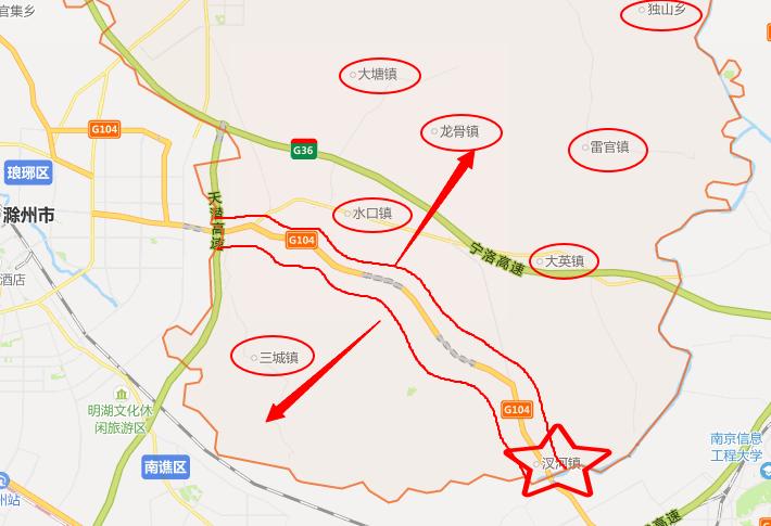 全椒和南京交界吗,北沿江全椒与滁州之争