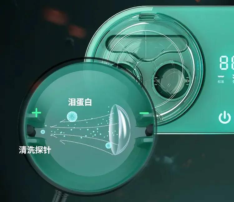 隐形眼镜清洁器升级版,智能隐形眼镜清洗器