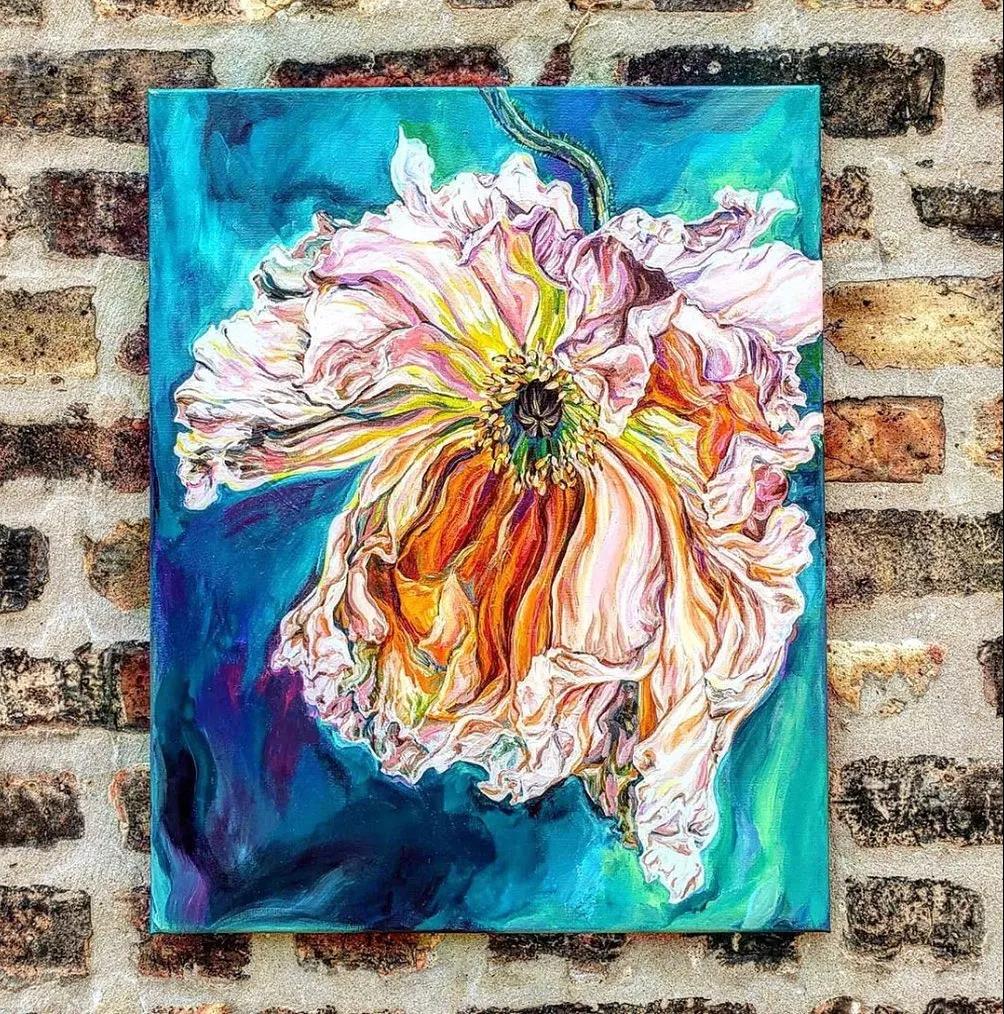 爱死这种手绘墙了，效果太美美到邻居羡慕嫉妒，网友：抢墙纸生意