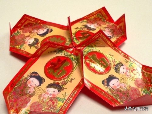 新年灯笼怎么做又简单又好玩,用红包做元宵节灯笼教程