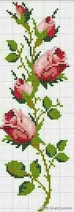 十字绣绣花图纸,十字绣刺绣花图