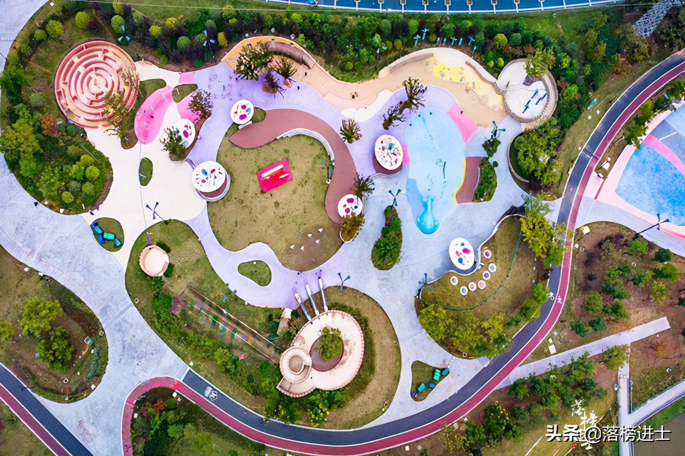 南京浦口兰溪公园,南京浦口兰溪公园航拍