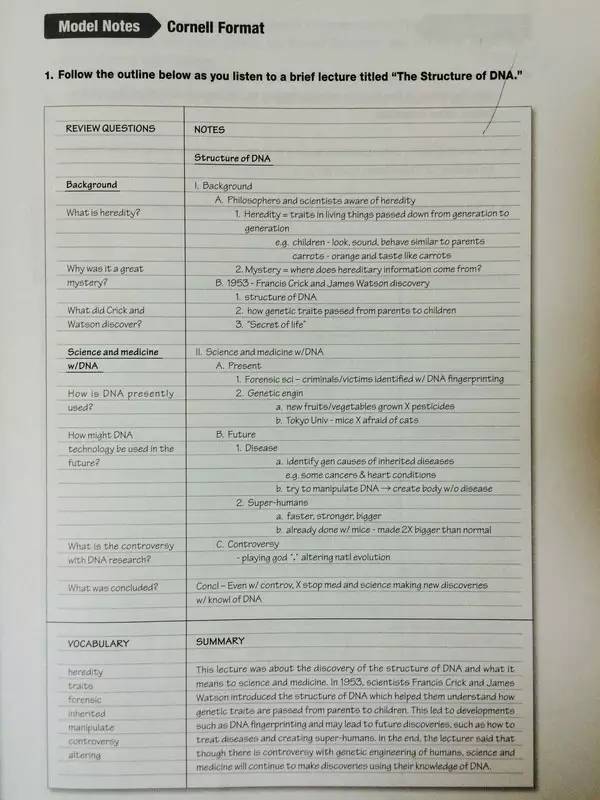 康奈尔笔记法记英语单词,康奈尔笔记法可以变学霸