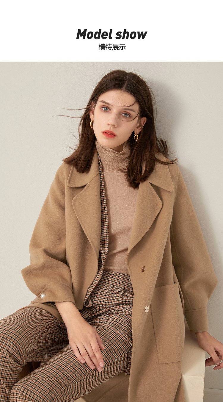 莱茵新款大衣,春季莱茵蓝色外套穿搭