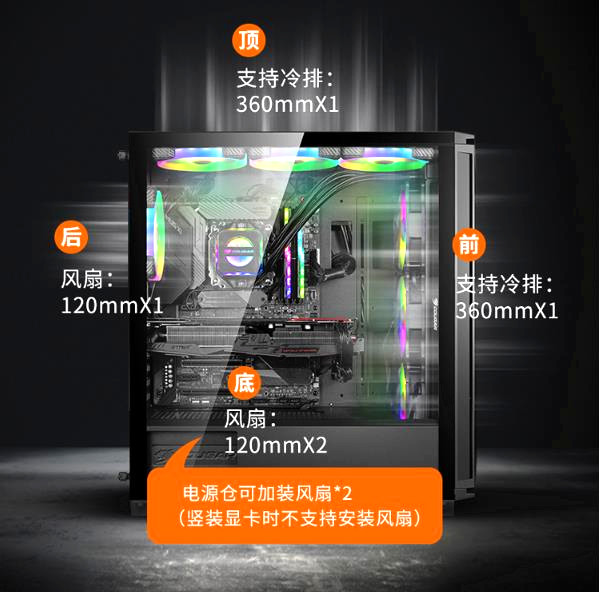 骨伽x70机箱,骨伽机箱x7