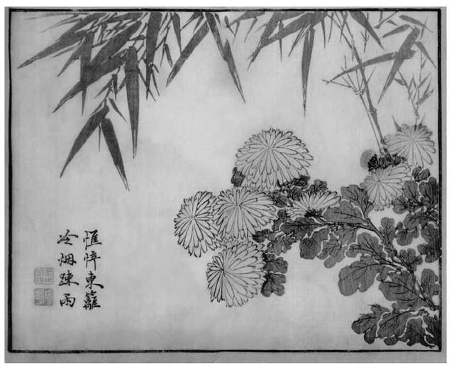 菊花写意画法100幅,简单的写意菊花画法