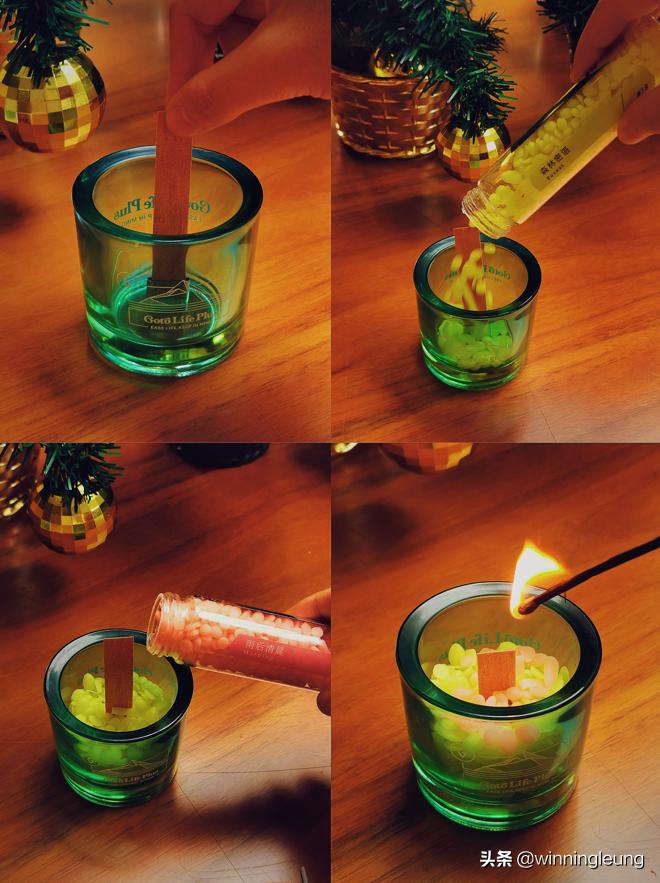 diy圣诞节雕花蜡烛,蜡烛diy手工圣诞节