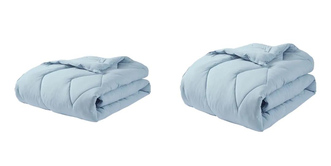 不易睡扁超软糯！羽丝绒填充，银离子抗菌被芯，一年四季都好睡