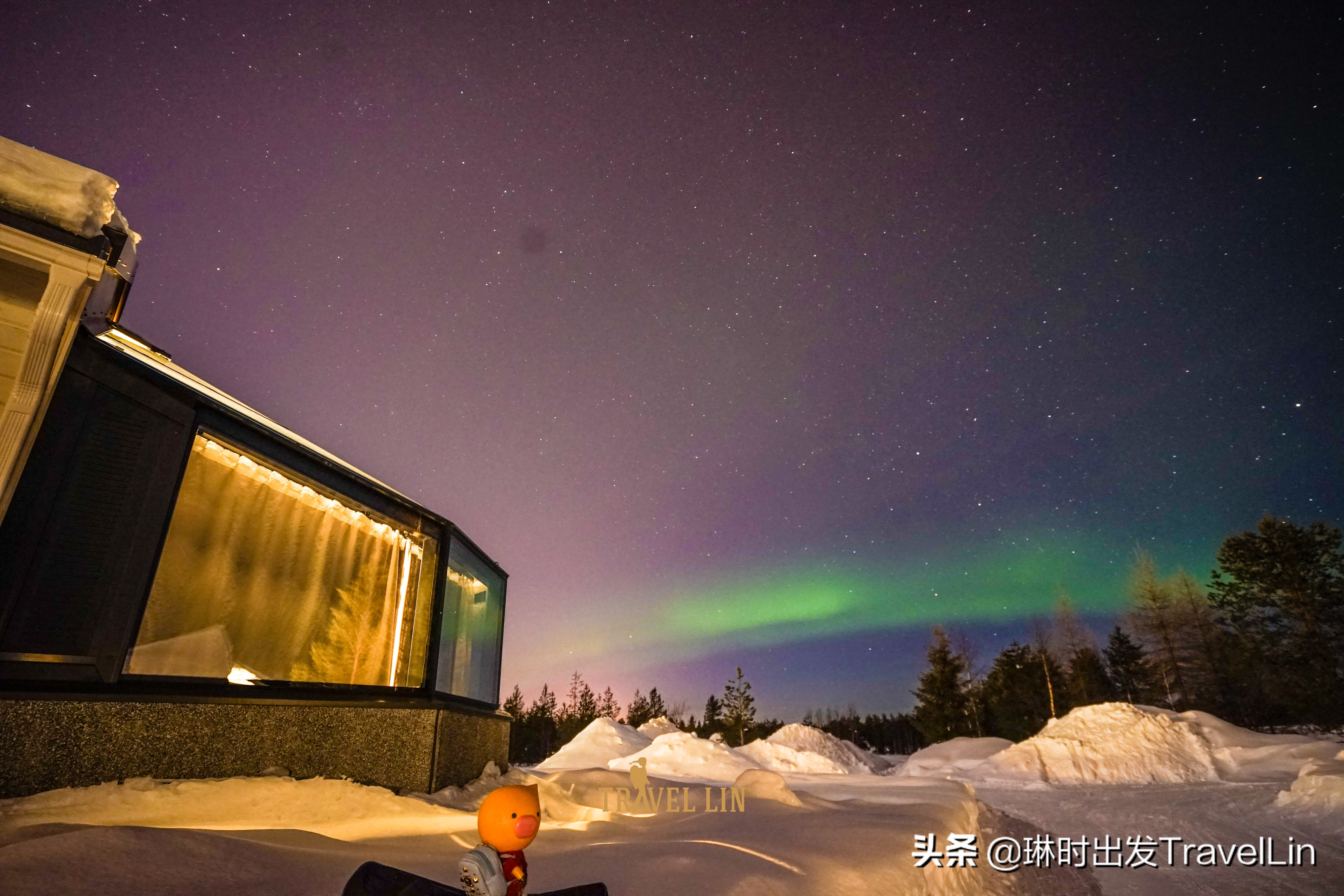来芬兰的感受,芬兰拉普兰玻璃屋看极光