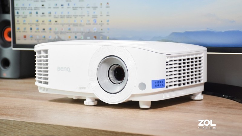 数字化办公场景体验,明基e580智能投影机