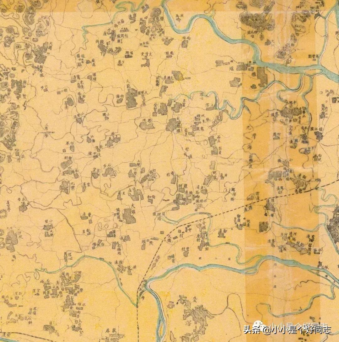 佛山南海之前的旧地图,旧佛山地图