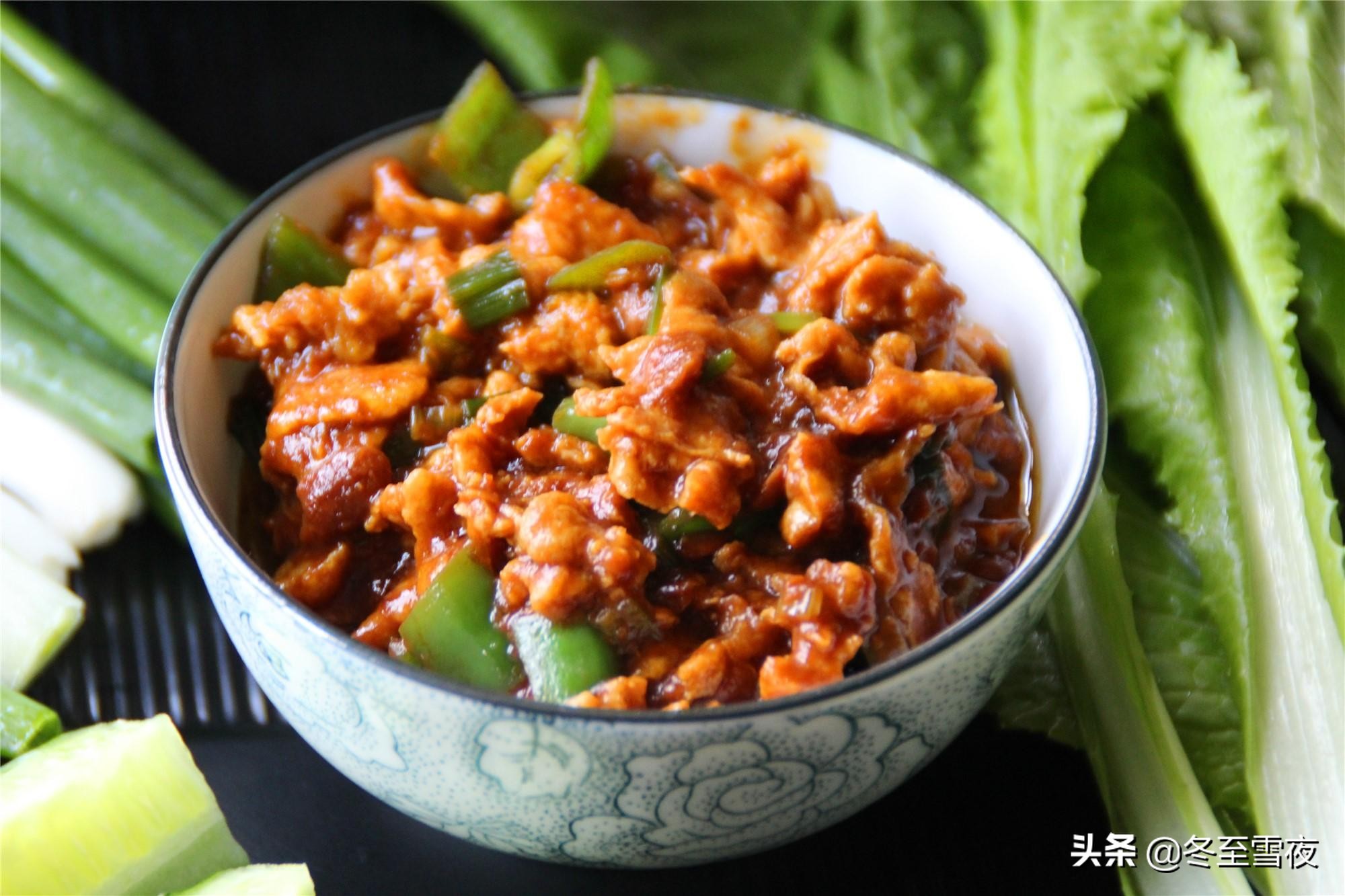 炸鸡蛋酱用什么大酱好吃,吃东北蘸酱菜家庭版