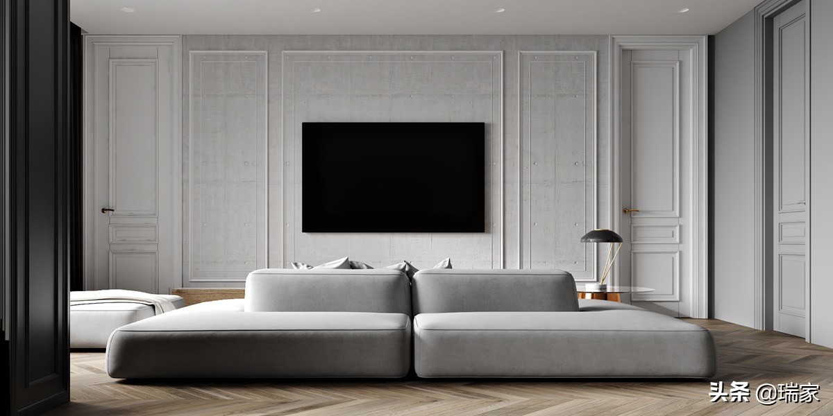 现代轻奢装修风格高级灰180,高级灰现代轻奢极简风格装修