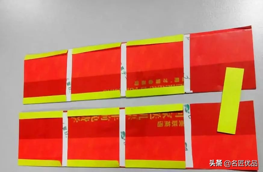 元旦手工彩纸鞭炮,元旦节手工鞭炮