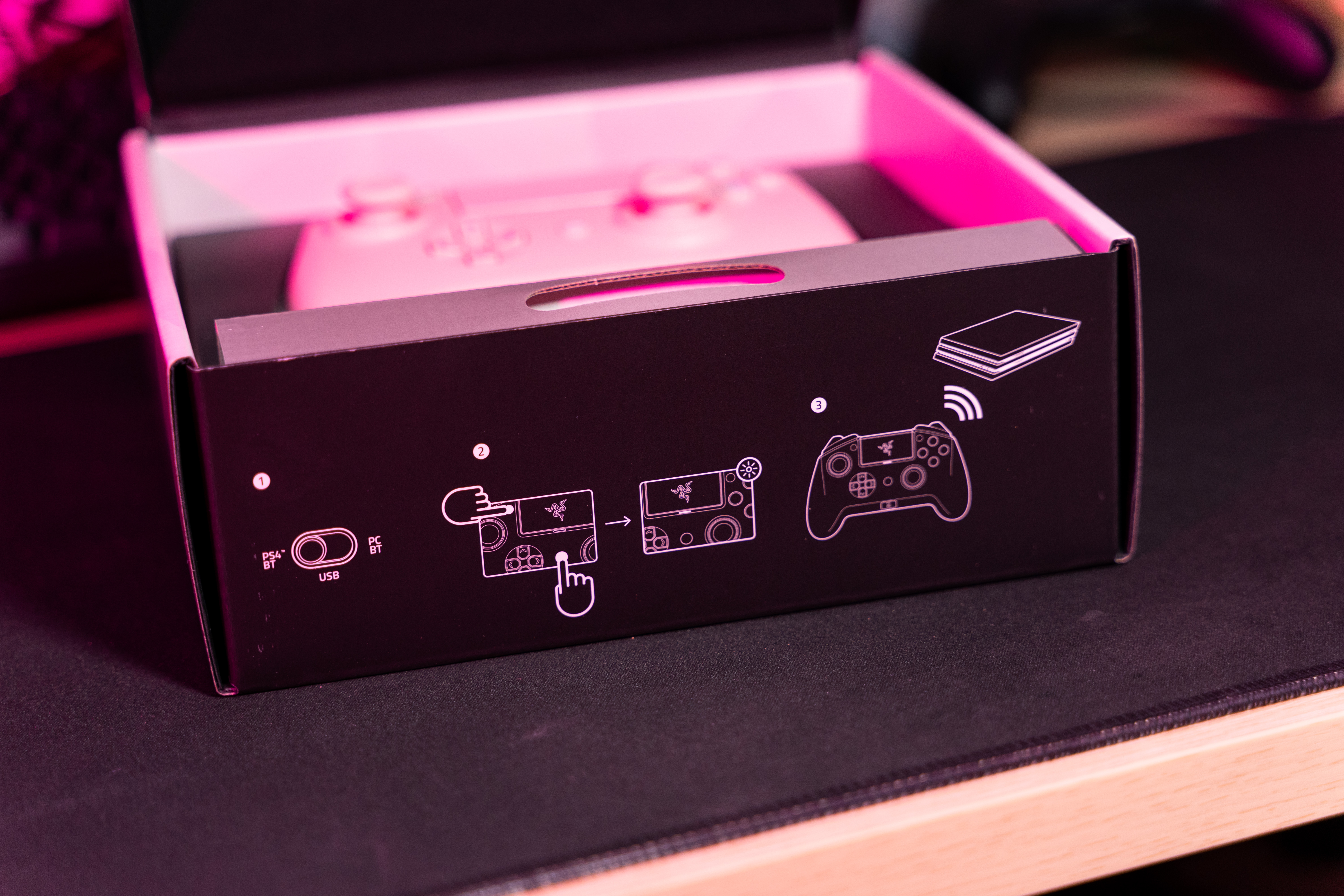 雷蛇ps4飓兽标准版手柄,razer飓风手柄