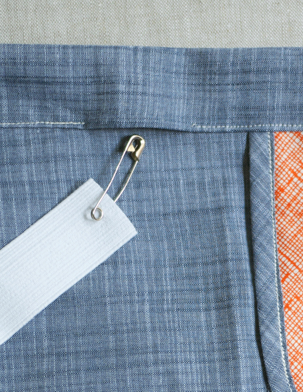 服装下摆缝制方法,热裤包边缝制