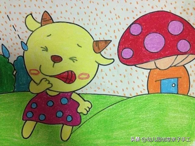 上百张幼儿园创意儿童画,儿童绘画创意3-6岁童年童画