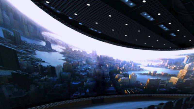 全息投影科技展厅体验,全息科技展厅巨幕