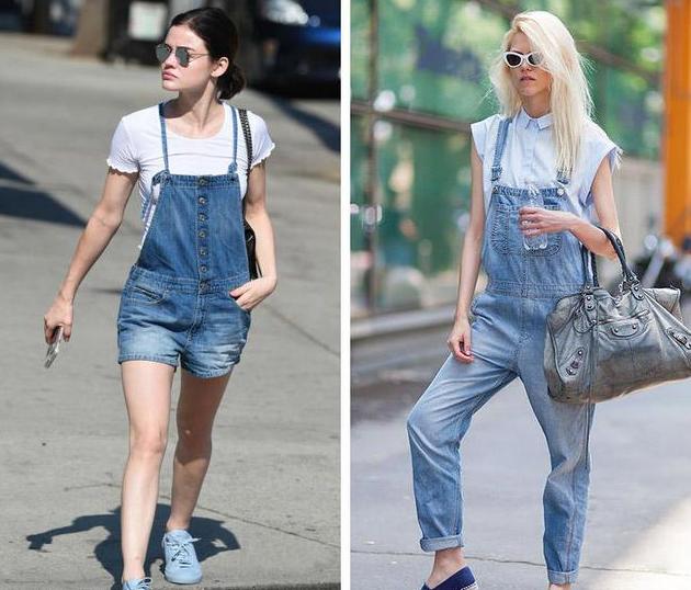 背带裤穿搭法则，这么穿很减龄